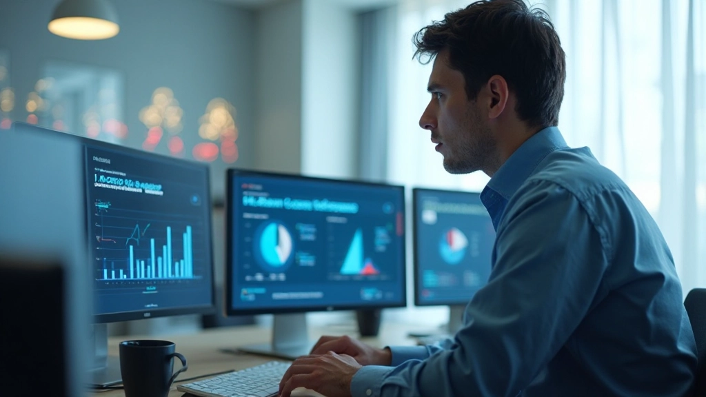 Специалист по данным работает с облачными технологиями машинного обучения